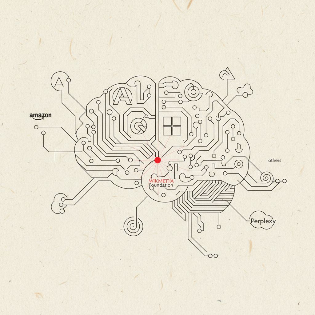 Wikimedia rozširuje AI partnerstvá s Amazon, Meta, Microsoft a ďalšími