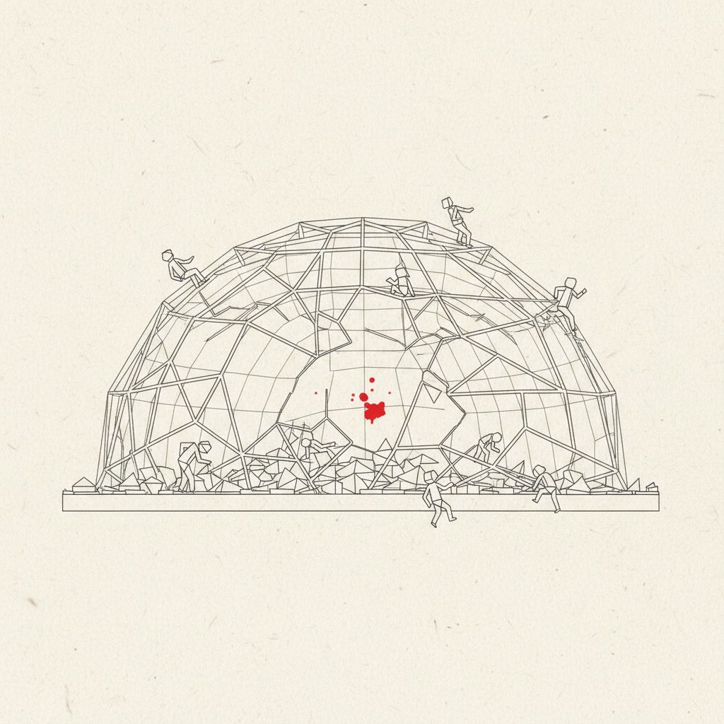 Zrútenie športového centra HAL22 v Utrechte