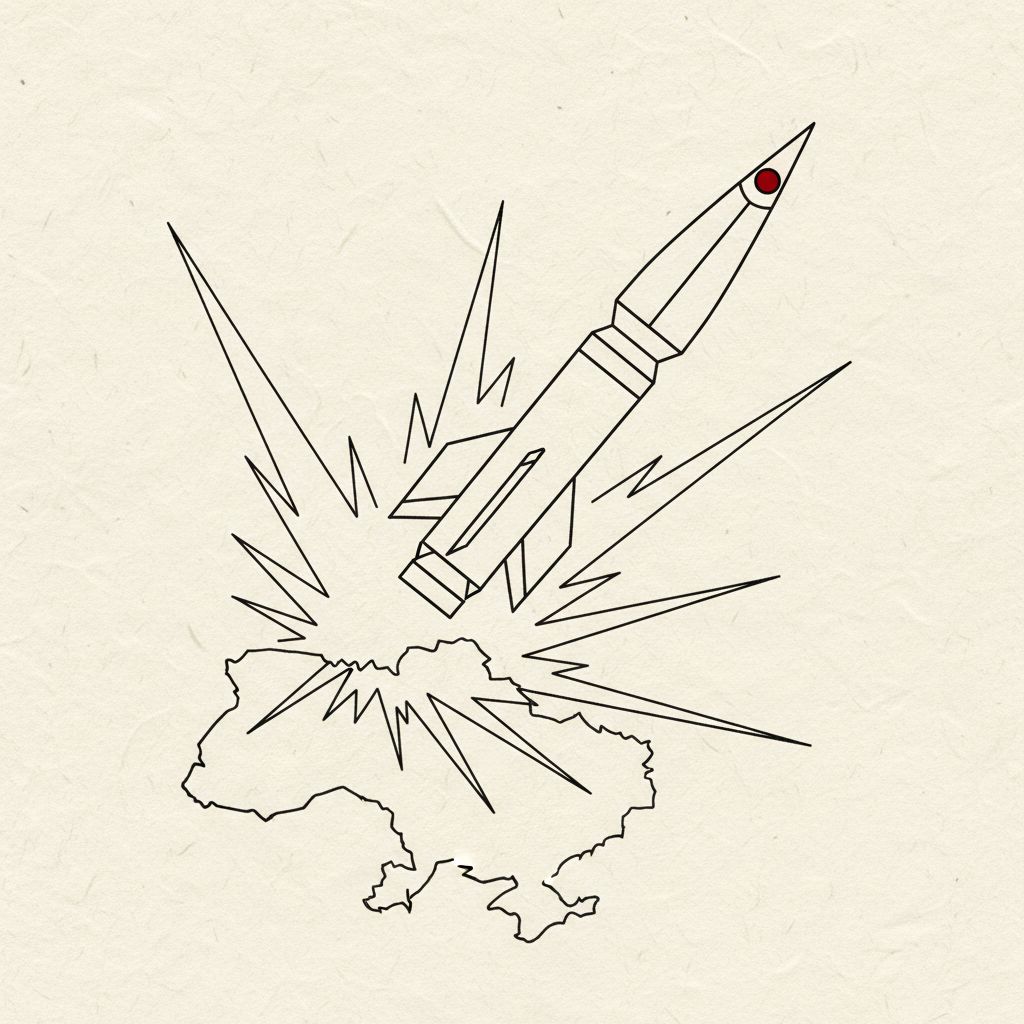 Ruský hypersonický Oréšnik útočí na Ukrajinu s možnou jadrovou hlavicou